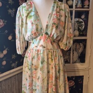 LoveCollette Spring Floral Mini Dress